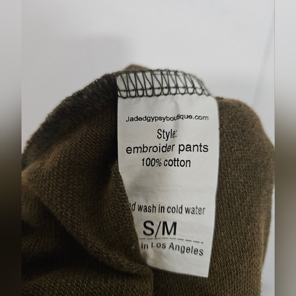 Jaded Gypsy Rose Garden Vintage Wash Jogger - Picture 6 of 6